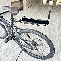 Vista 6 de UPANBIKE Soporte trasero para bicicleta de montaña, bicicleta de carretera, tija de sillín montada, longitud ajustable