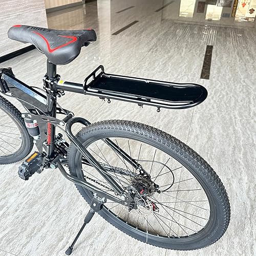 Miniatura 6 de UPANBIKE Soporte trasero para bicicleta de montaña, bicicleta de carretera, tija de sillín montada, longitud ajustable