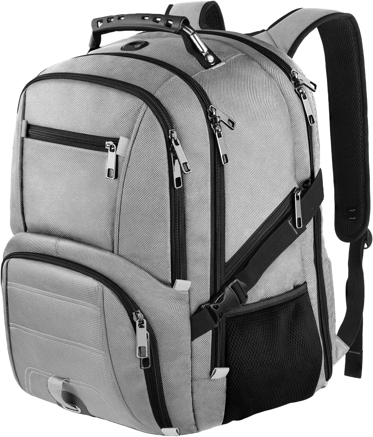 LTINVECK Extra Large 50L Travel Laptop Backpack, Computer bag Backbag, TSA Friendly Durable Big RFID Heavy Duty Business Tech Backpack Fits 17 Inch