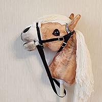 Vista 8 de Caballo de Pasatiempo Realista con Cabezada - Caballo Haflinger A3 en Palo