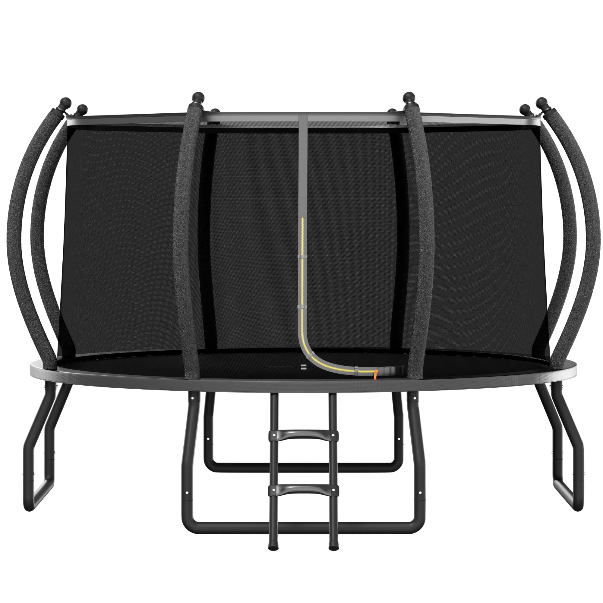 YUMPIE 10FT Outdoor Trampoline with Net and Ladder
