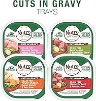 Vista 3 de Nutro, cortes en salsa sin grano, comida húmeda para perros y adultos, bandejas de 3.5 oz