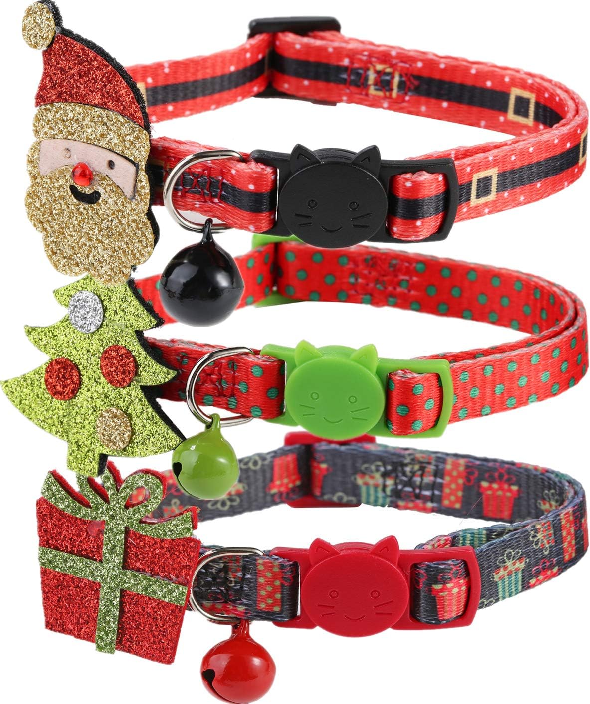 Christmas cat collars amazon Clearance