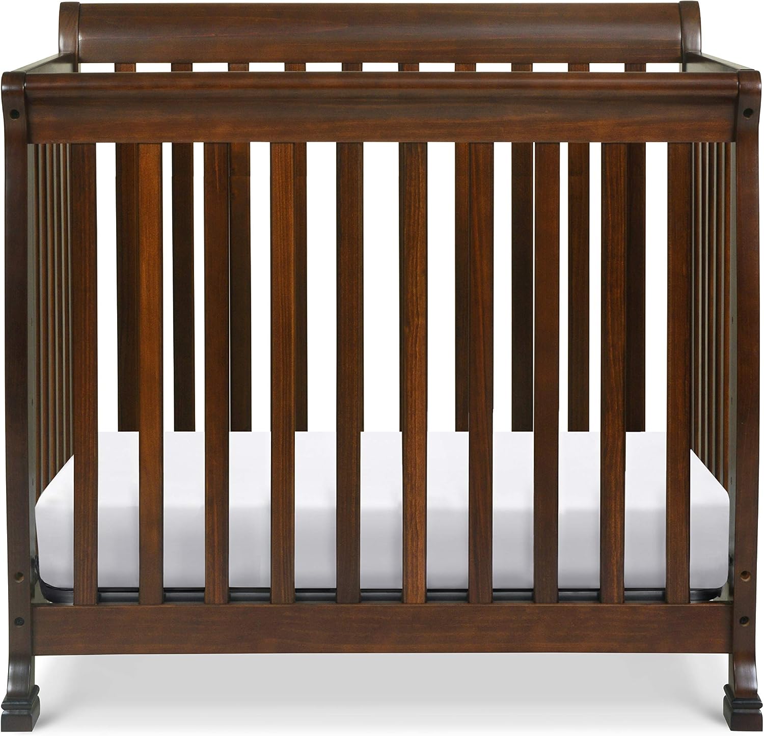 DaVinci Kalani 4-in-1 Convertible Mini Crib in Espresso | Greenguard Gold Certified