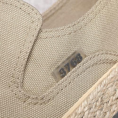 Miniatura 2 de Men's Breathable Solid Color Korean Version Trendy Casual Comfortable Lightweight Linen Sneaker Rack for Men Bedroom Athletic