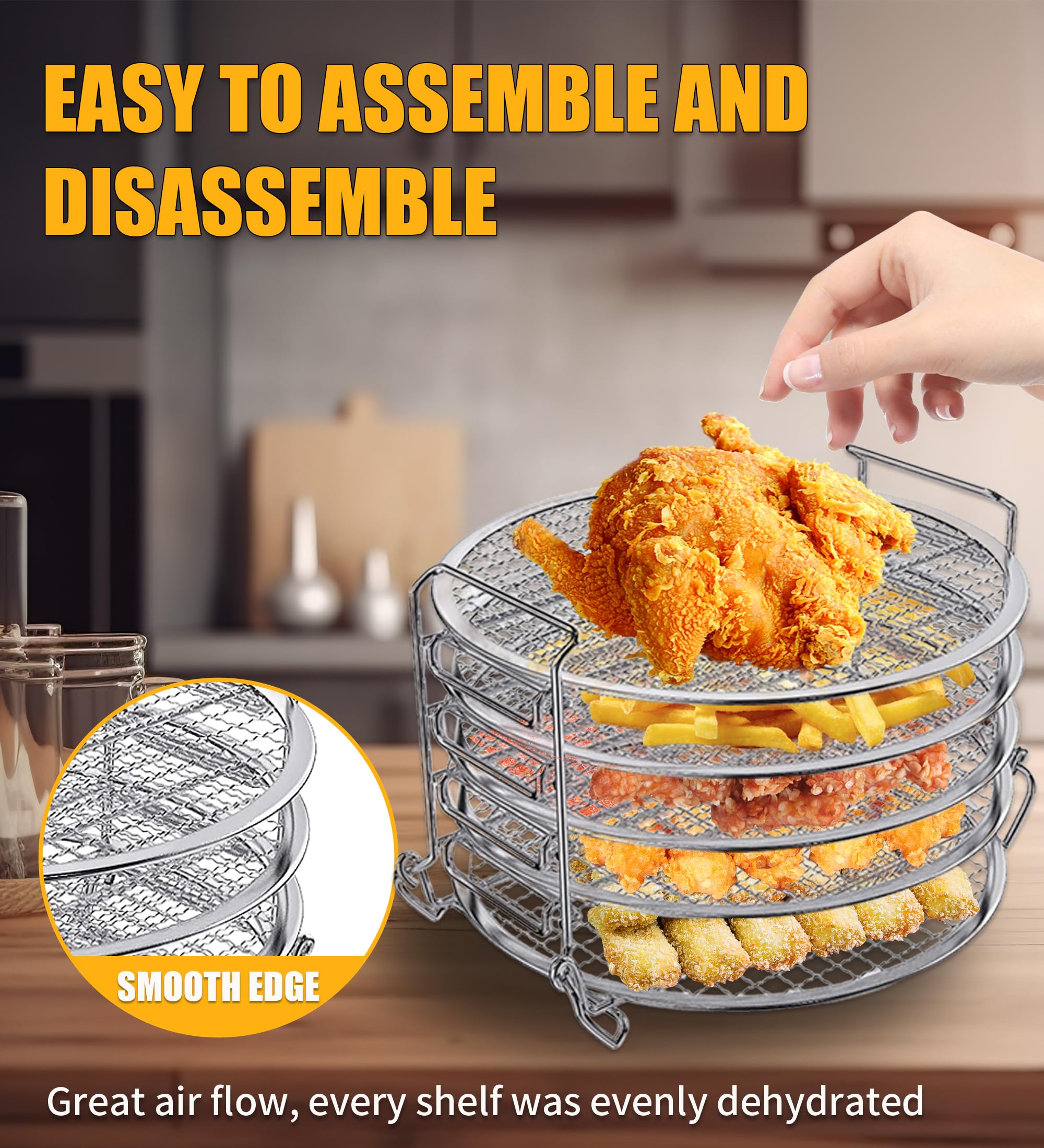 Instant Pot Pressure Cooker Stainless Steel Dehydrator Rack For