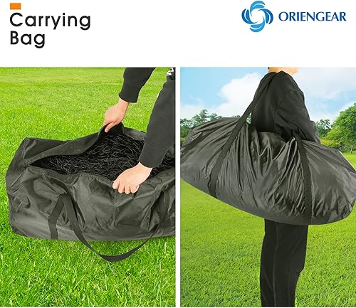 Miniatura 7 de Red de jaula de bateo de béisbol, solo red, 8 pies de alto x 8 pies de ancho x 20 pies de largo, malla de 1.88 pulgadas, red profesional de