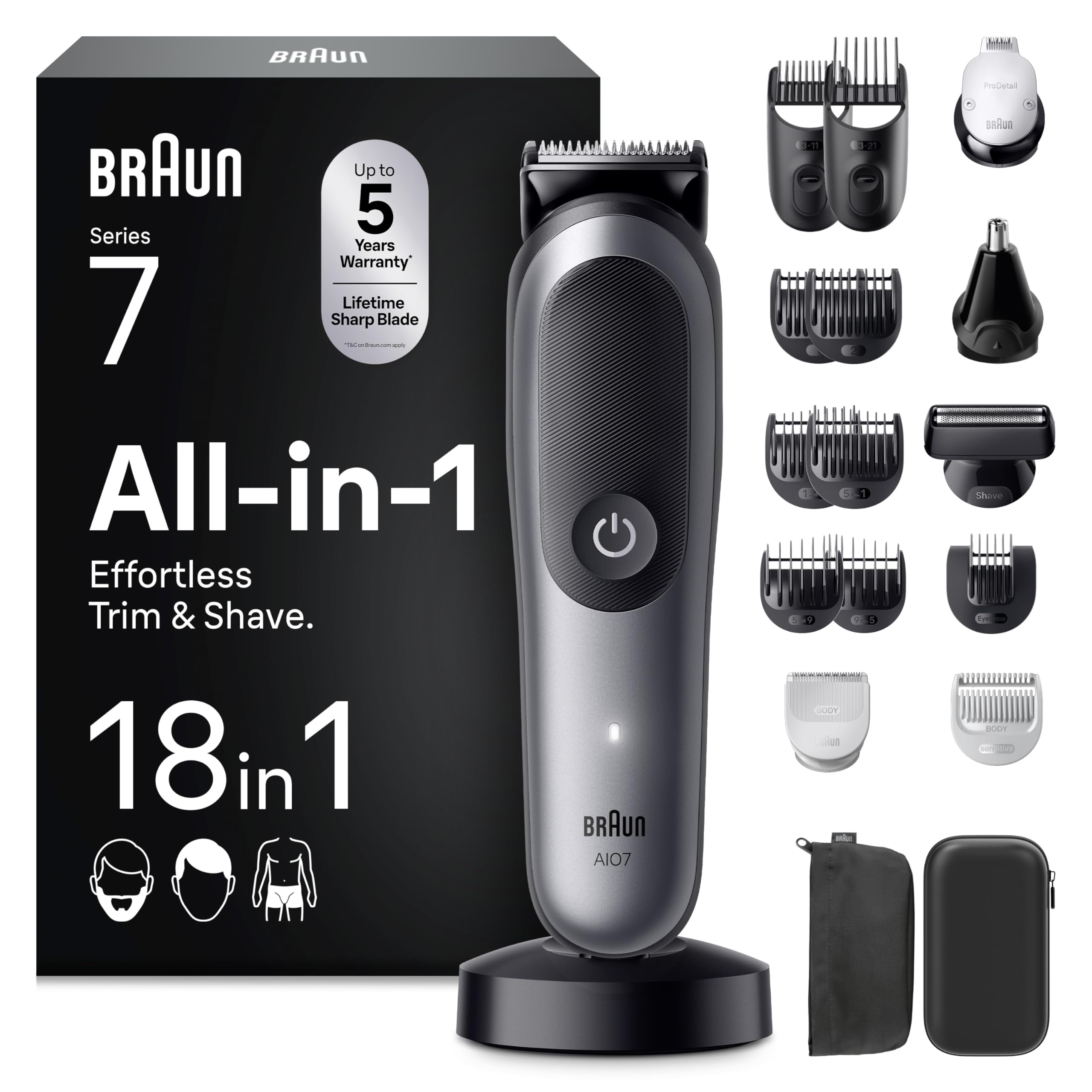 Braun All-in-One Series 7 18in1 ProBlade AutoSense AIO7585 Grey