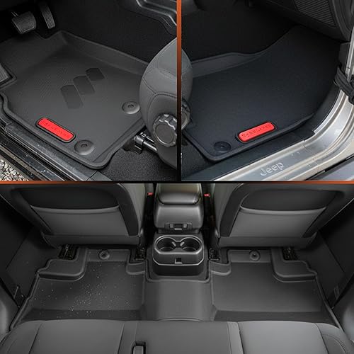 Miniatura 2 de Alfombrillas de Piso Elite BaseLayer para Jeep Wrangler JK Unlimited (2014-2018) de 4 Puertas - Fabricadas en EE.UU. - Alfombrillas Premium para