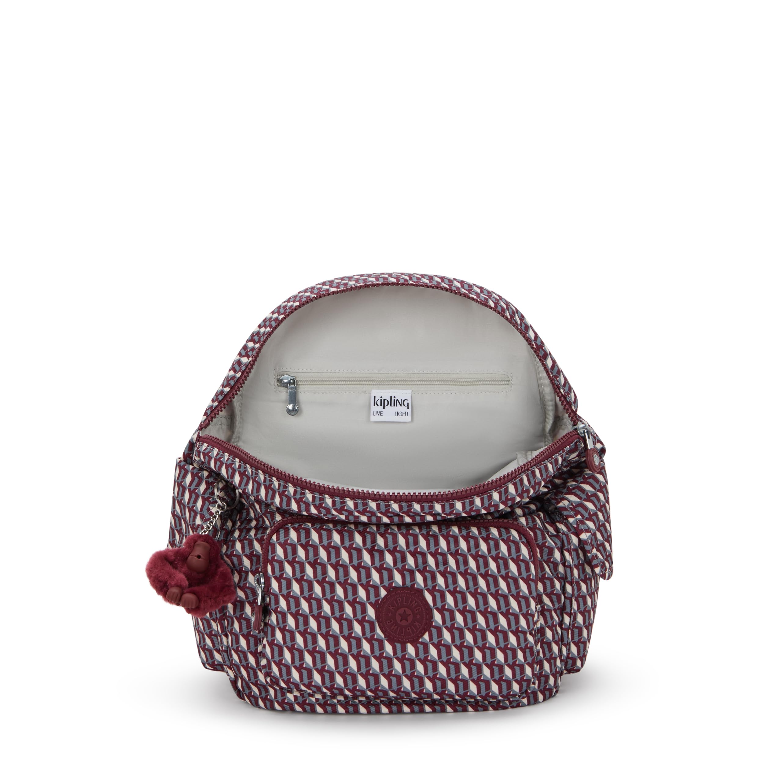 Kipling CITY PACK S Mały Plecak, Inviting Grey Szary