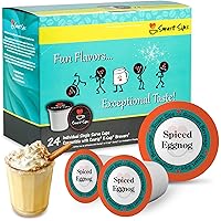 Vista 42 de Smart Sips, Pumpkin Spice Cinnamon Roll Coffee, Medium Roast, Gourmet Flavored Coffee Single Serve Pods for Keurig K-Cup Brewers, 24 Count
