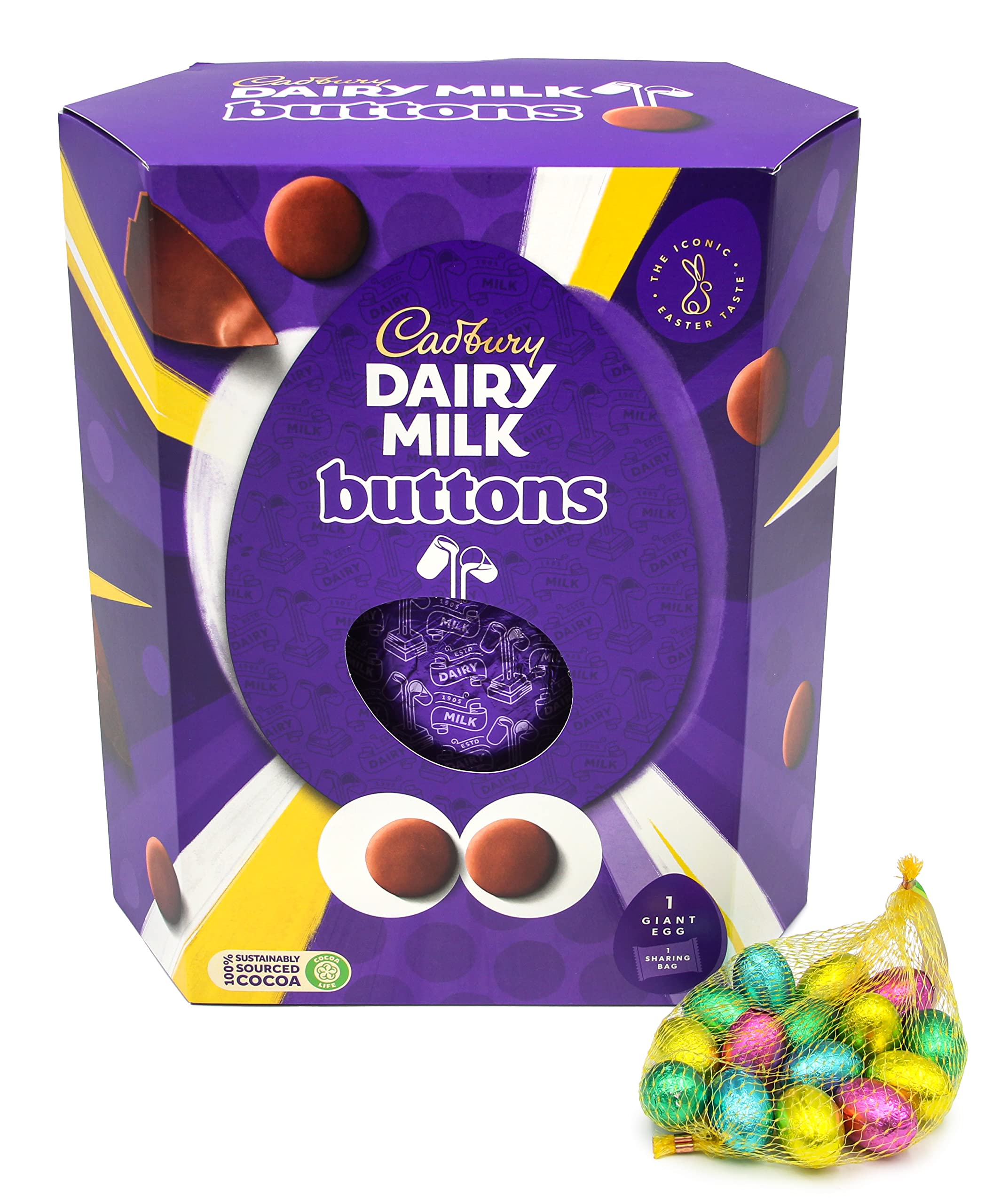 Buy Milk Chocolate Mini Easter Eggs 100g and Cadbury Dairy Milk Giant
