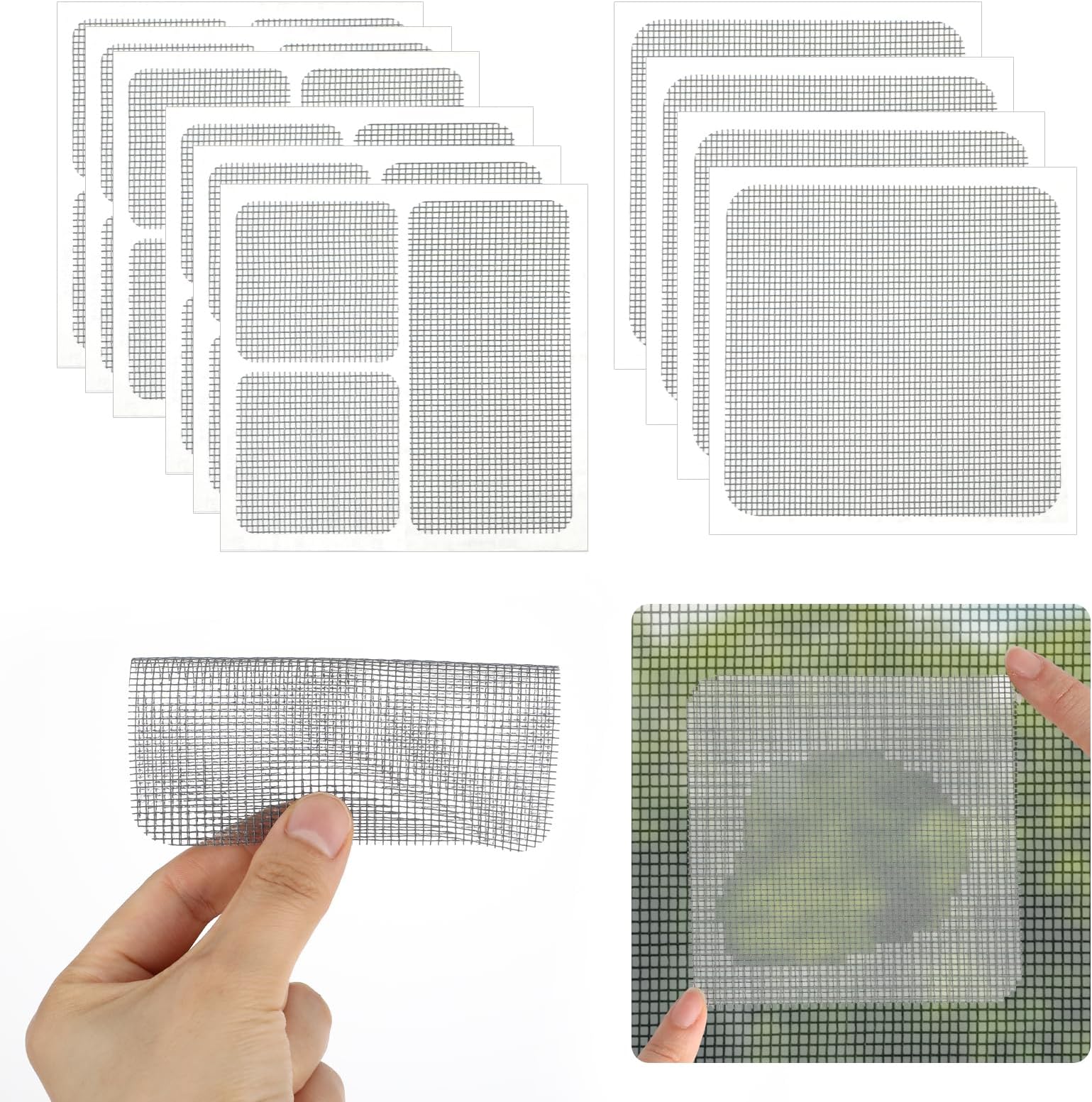 Ymapinc Screen Patch Repair Kit, Adhesive Window Screen Mesh Repair