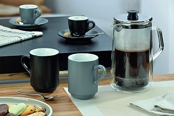 Kela 12757 Mattia Kupa Seti 2Li Gri 300Ml