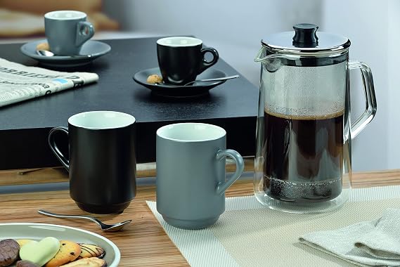 Kela 12757 Mattia Kupa Seti 2Li Gri 300Ml