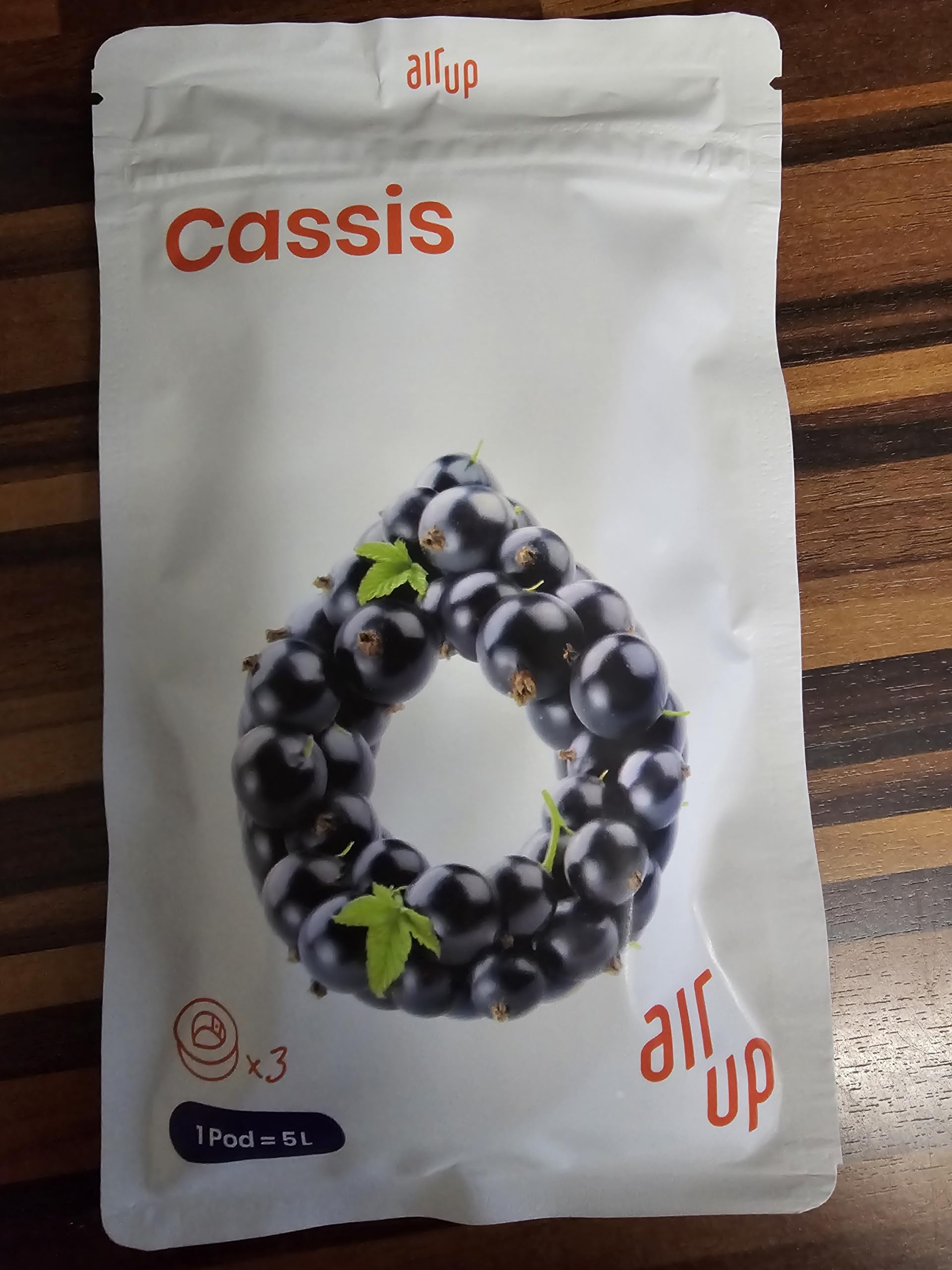 Generisch3 x Pod Cassis Air Up Original Water Bottle Accessory Flavoured Pads 0 Calories (Pod Cassis)