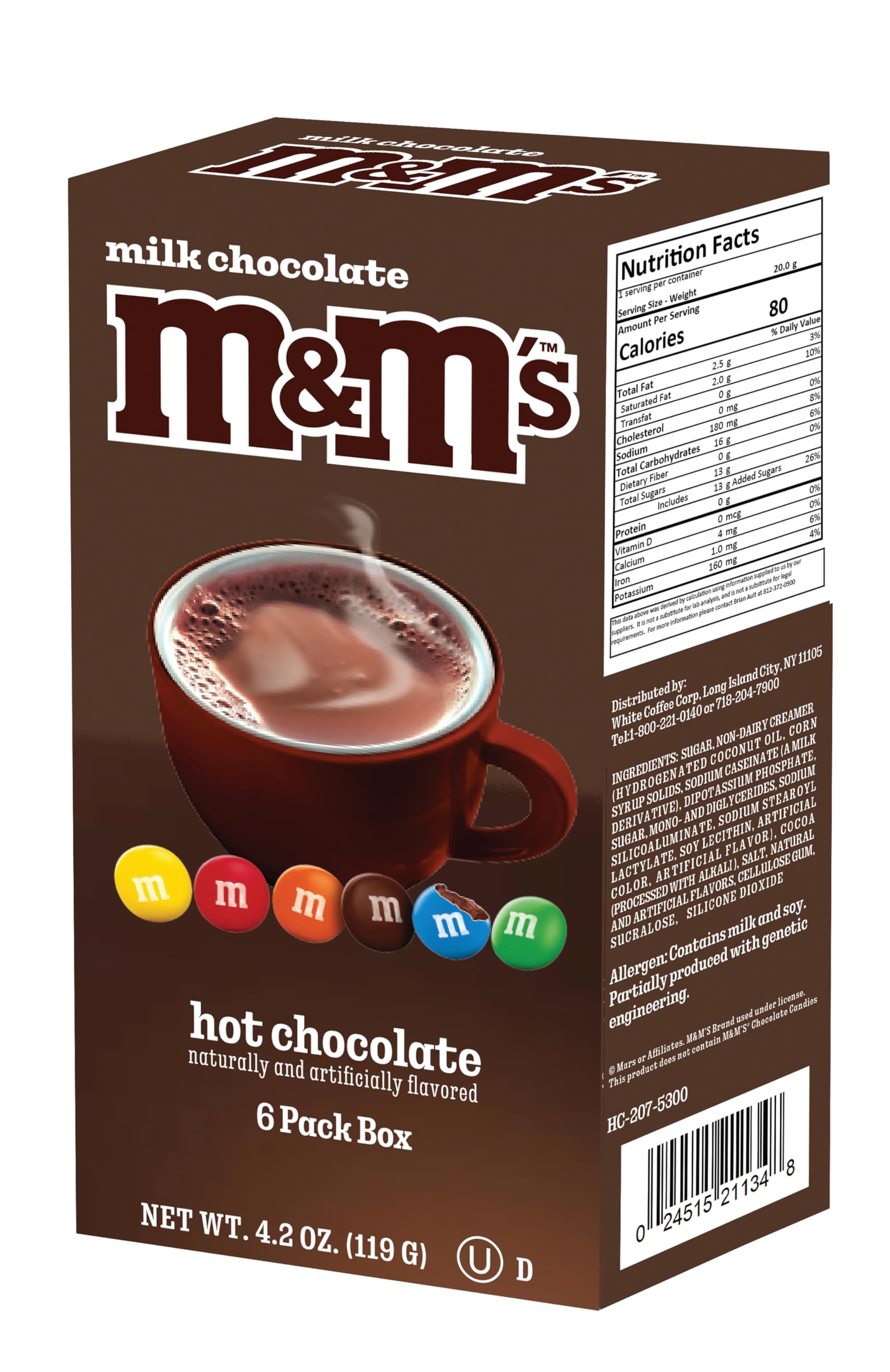 M&M's Hot Chocolate flavor sticks - Milk Chocolate