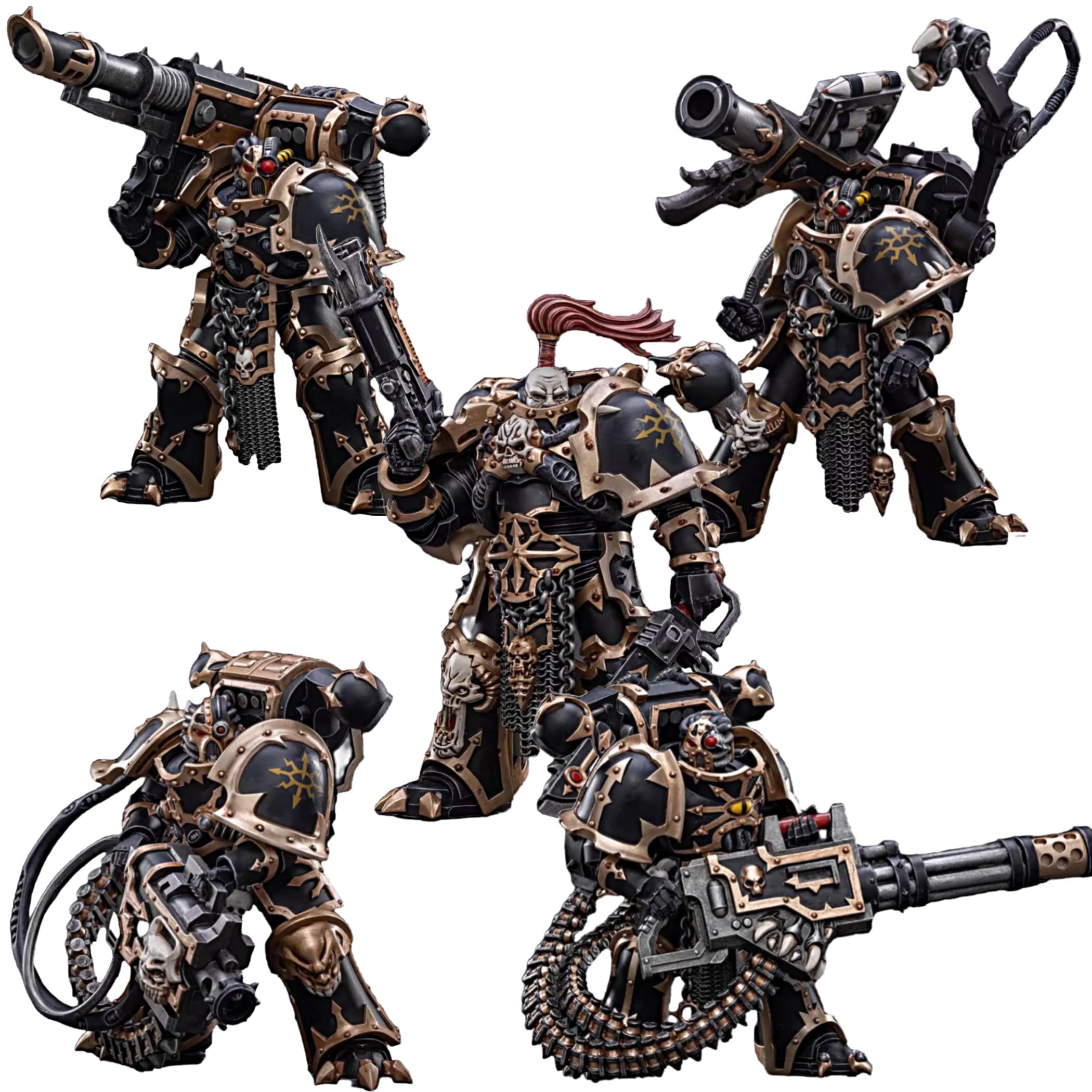 A18002 WARHAMMER 40K CHAOS SPACE MARINES METAL HAVOC PAINTED BASED AUTOCANNON