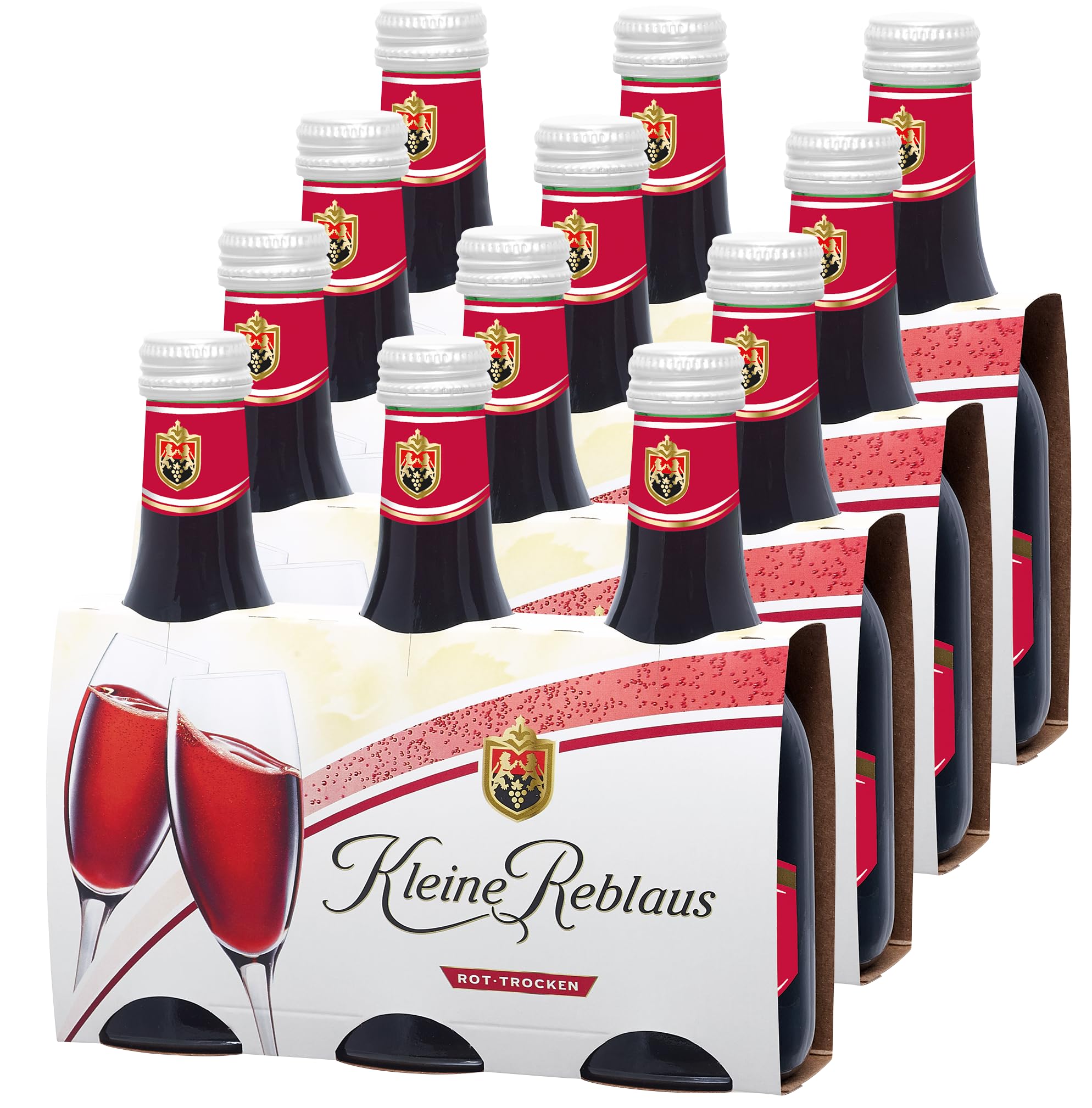 Kleine Reblaus rot 0,2l (4 x 3er Cluster)