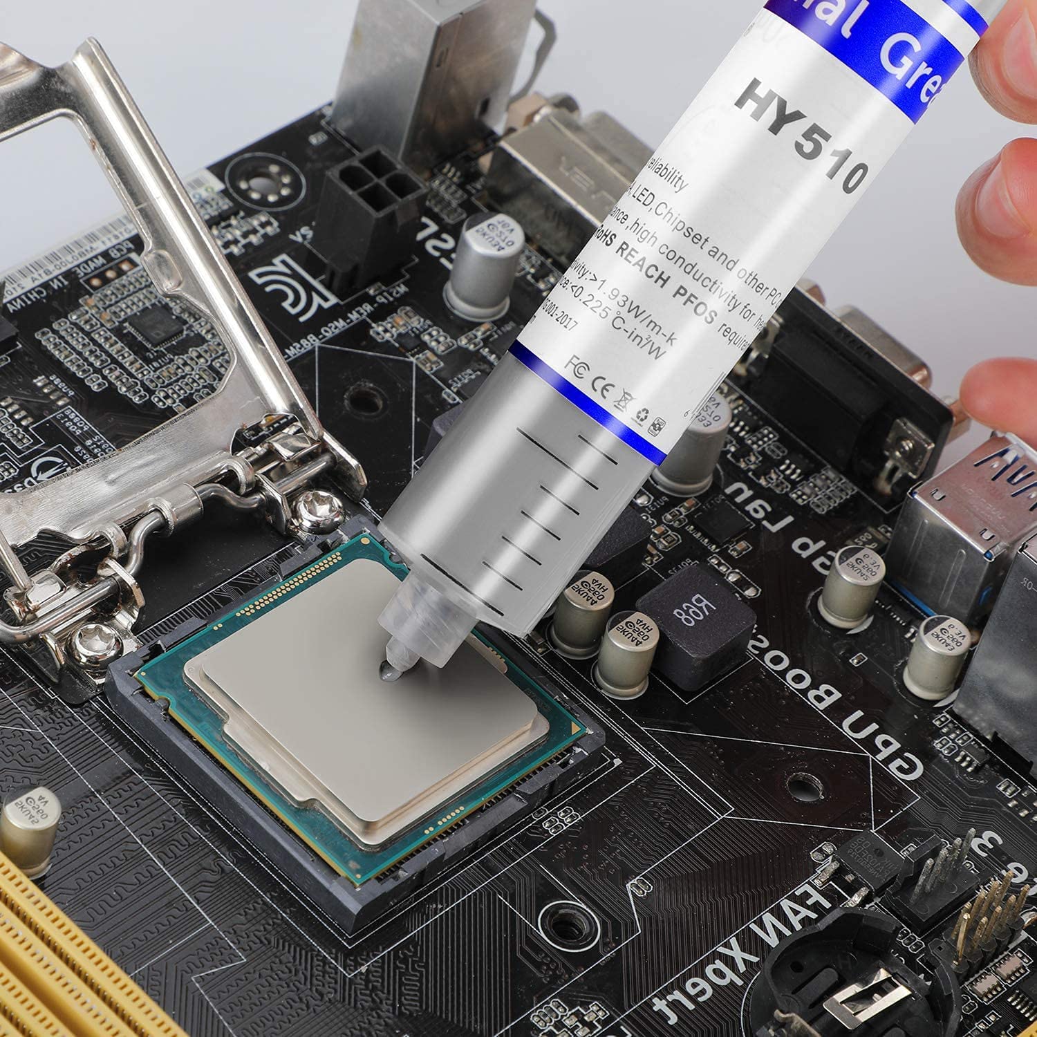 HY-510>1.9W/m·K (50g) Pasta Termica CPU Pasta termoconduttiva per PC CPU GPU PS4 Processore.