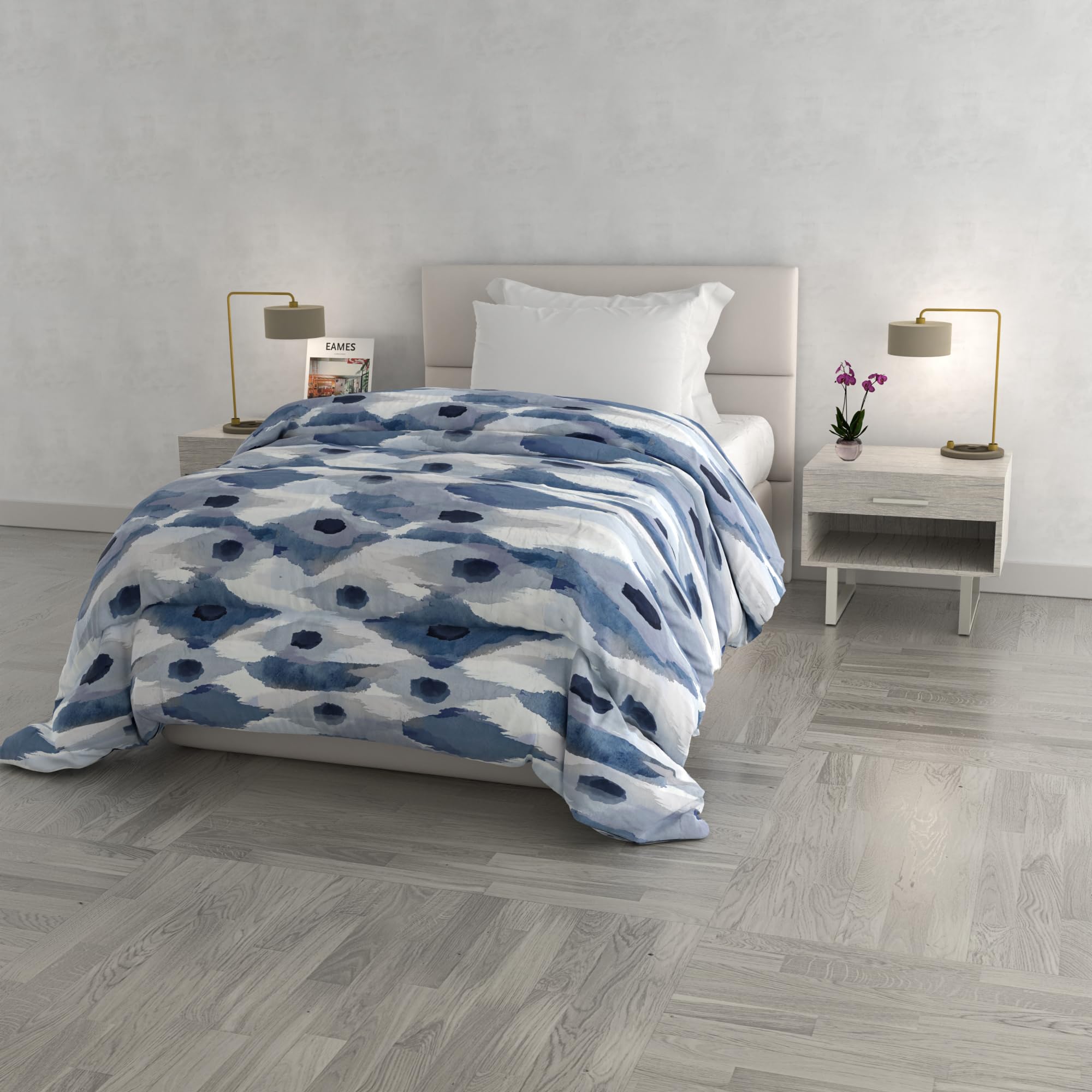 Italian Bed Linen Printed FASHION winter quilt, polyester, Calypso, 220x260cm