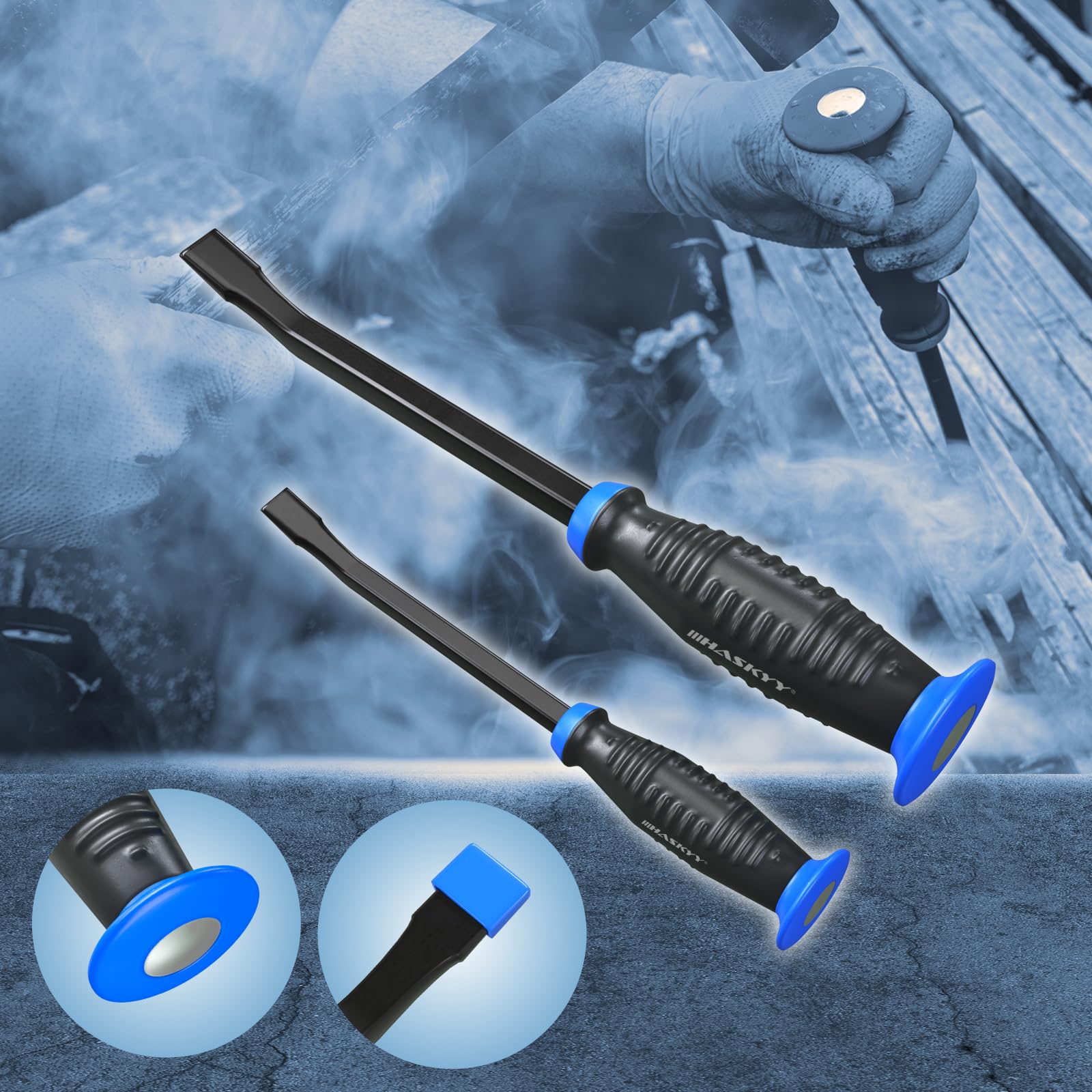 Kit Riparazione Pneumatici 47 Pezzi HASKYY | Professionale Per Auto E Moto | Con Strisce Vulcanizzanti | Istruzioni Incluse - Foto 9