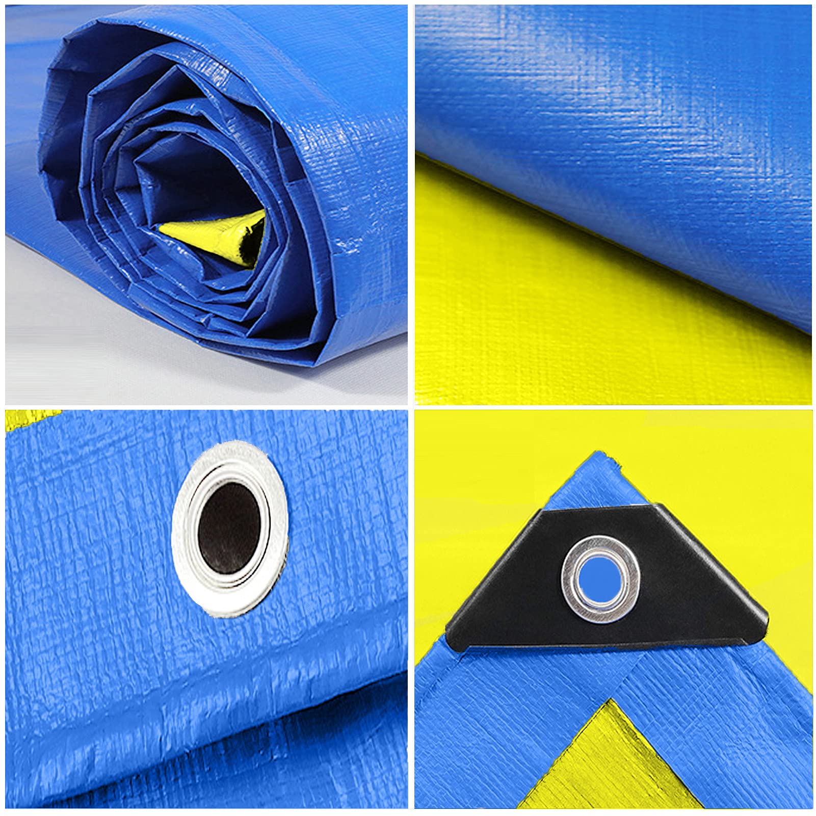Amazon.com: TONGQU Tarpaulin Waterproof, 160g/m² Tarpaulin