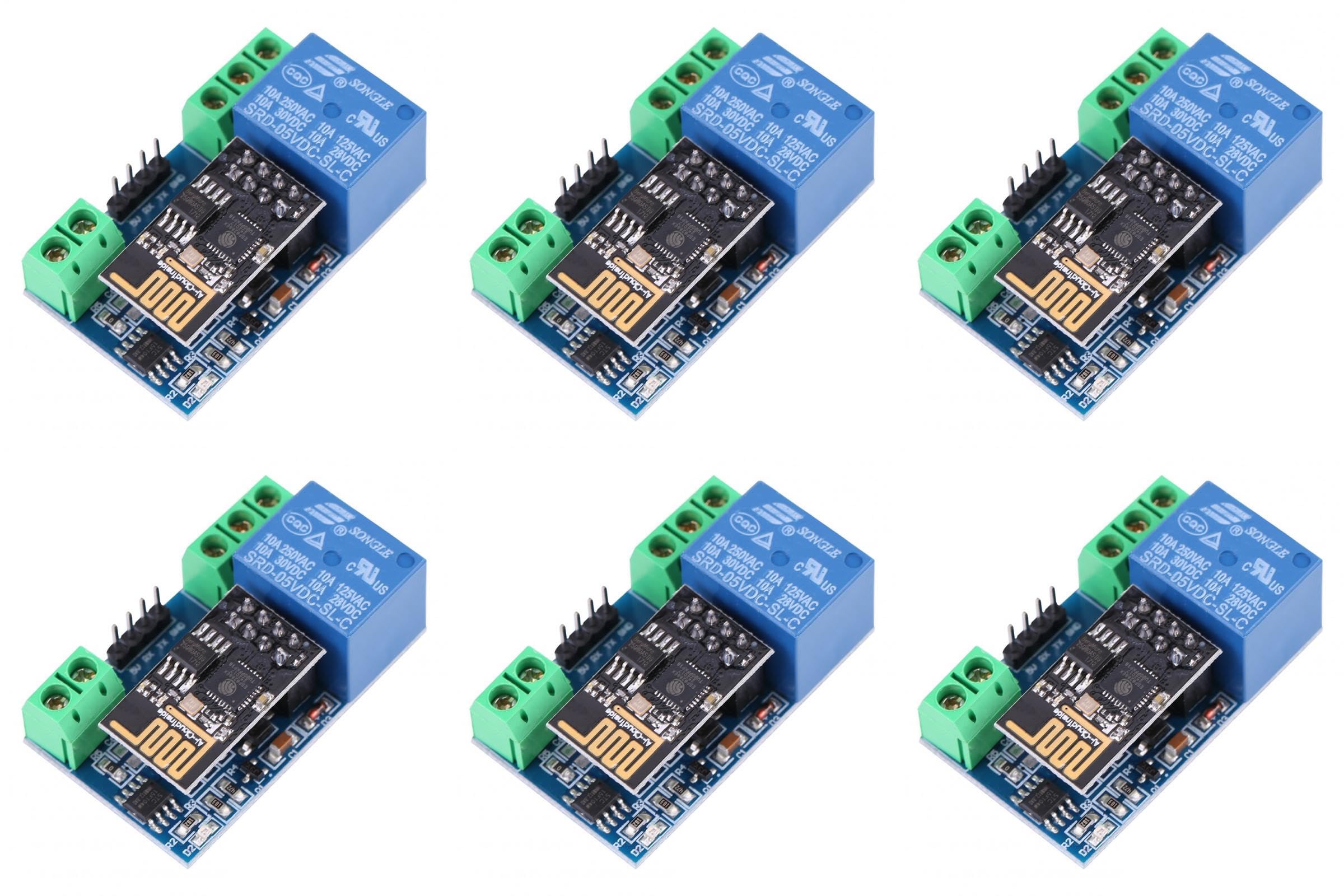 (6 pc) FlyRobo ESP8266 5V WiFi 1 Channel Relay Module IOT Smart Home Remote Control Switch-picture-11