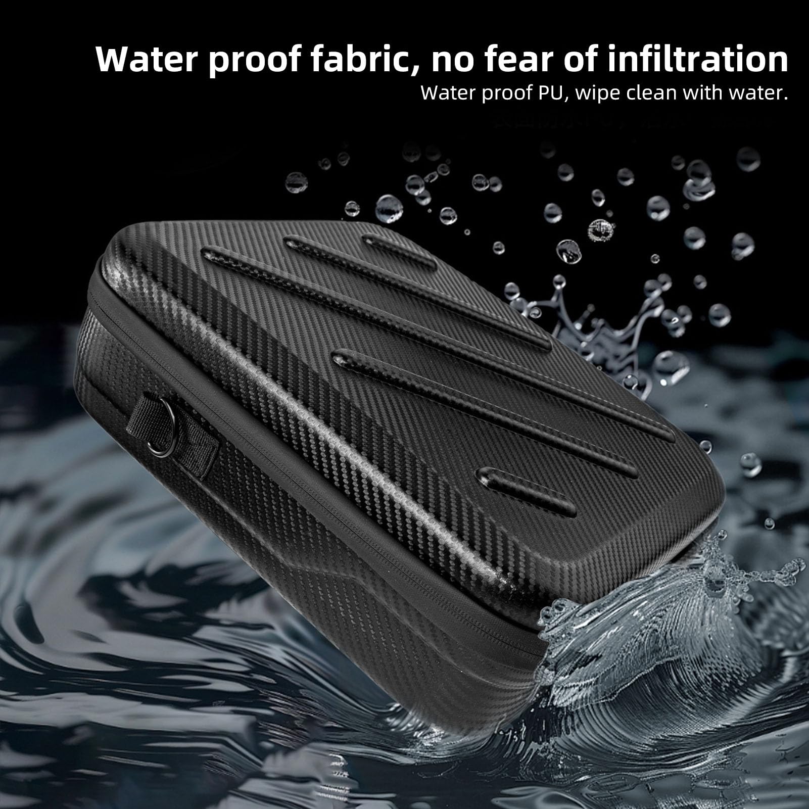 Mini Case, custodia rigida impermeabile antiurto per kit parabola Mini, custodia da viaggio portatile per adattatore per tubo di montaggio, cavo Ethernet
