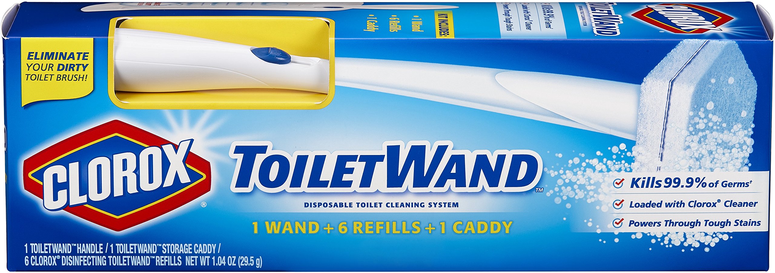 Buy Clorox ToiletWand Disposable Toilet Cleaning Kit, Toilet Brush