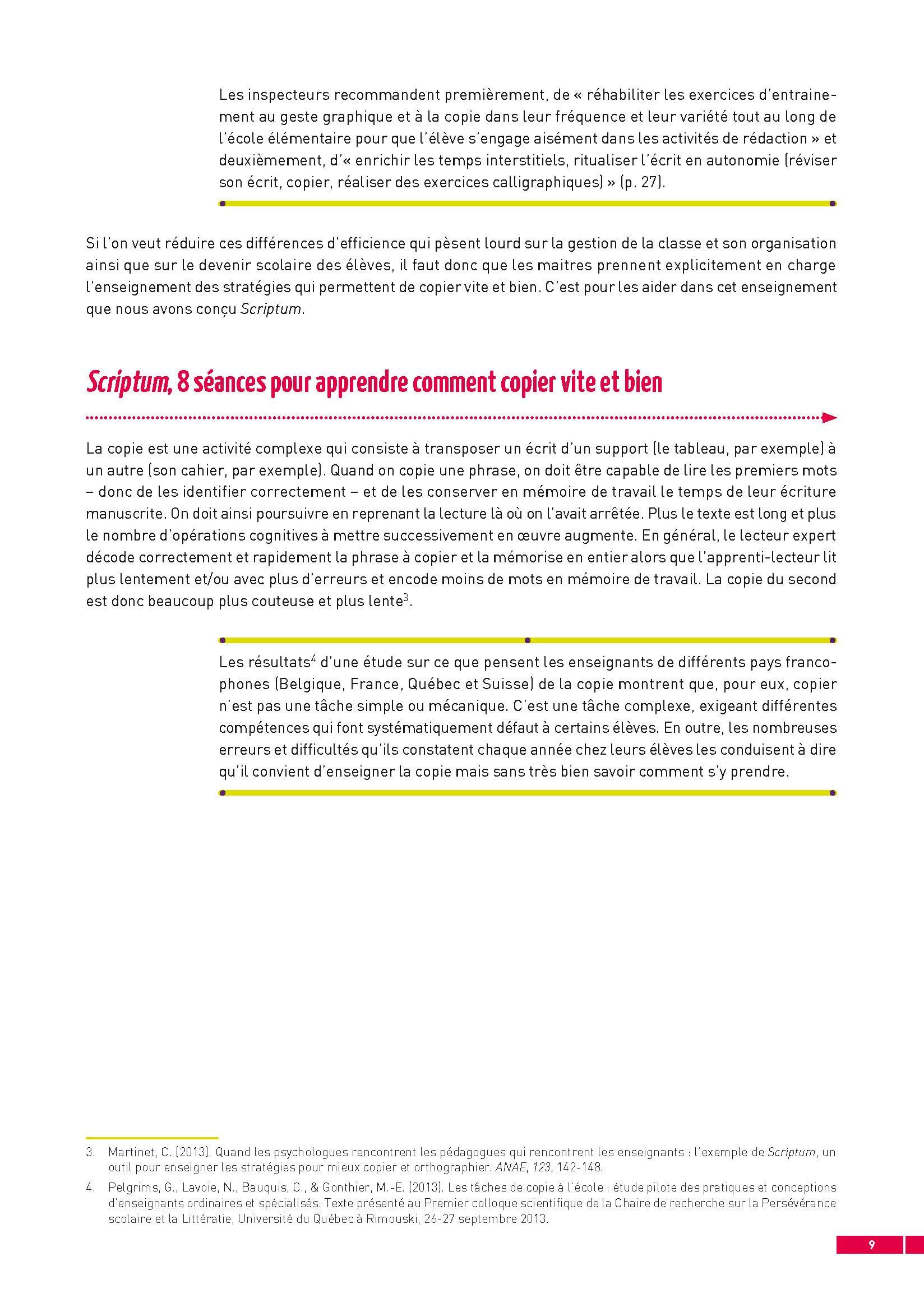 Scriptum - Apprendre à écrire : copier et orthographier CE1 CE2 Cycle 3 ULIS (+ ressources numériques)