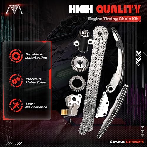 Miniatura 5 de MAYASAF Kit de cadena de distribución del motor para NISSAN 2005-15 Xterra/2005-15 Frontier/2005-12 Pathfinder, 2012-15 NV1500/NV2500/NV3500,