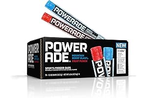 Powerade Mountain Blast and Fruit Punch Freezer Bars, 70 ct