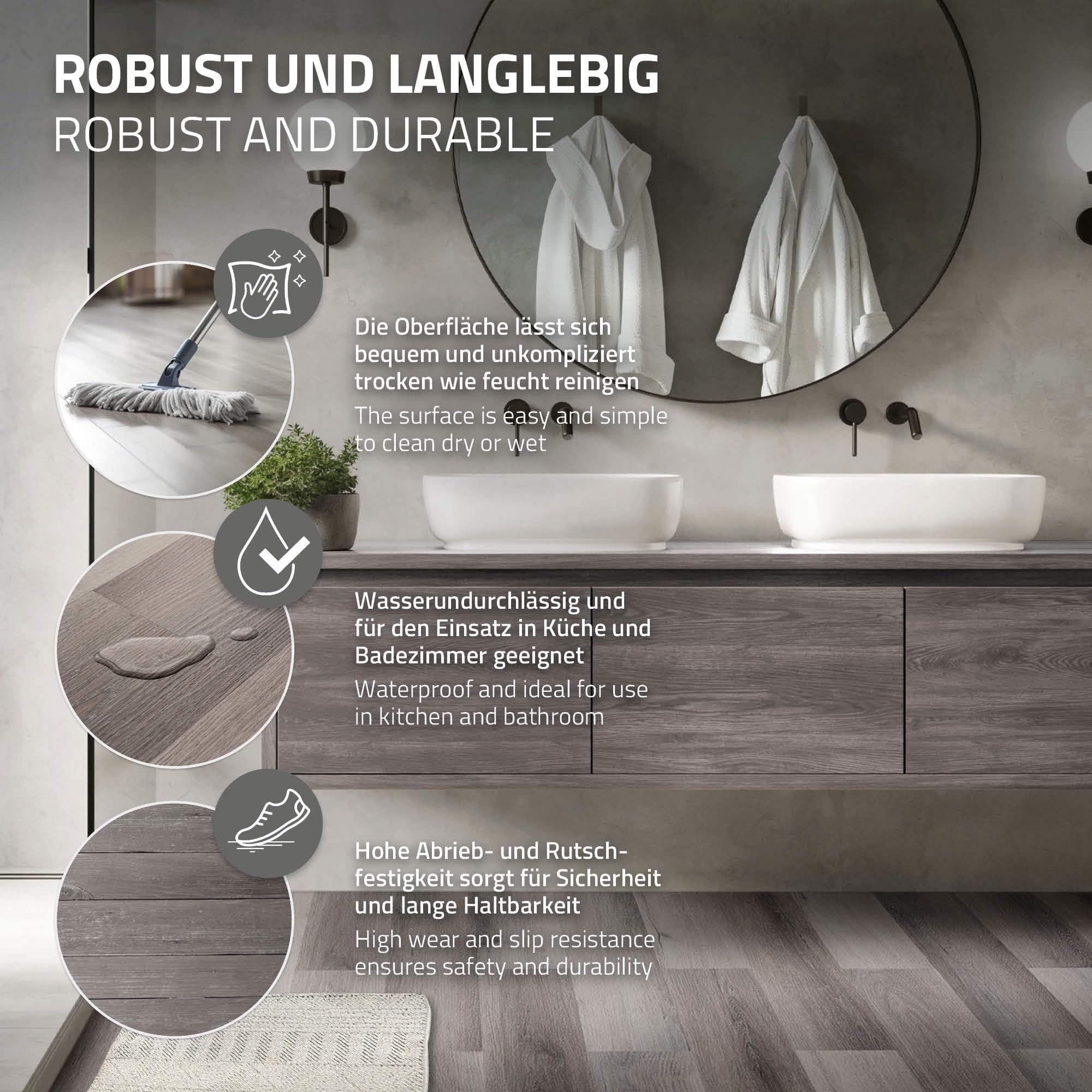 ML-Design Suelo Vinílico Adhesivo de PVC 11,15 m² Color Pino Gris Grosor 2mm Planchas de Vinilo Autoadhesivas 91,5x15,3cm 80x Láminas Aspecto Madera Antideslizante Impermeable Fácil Instalación