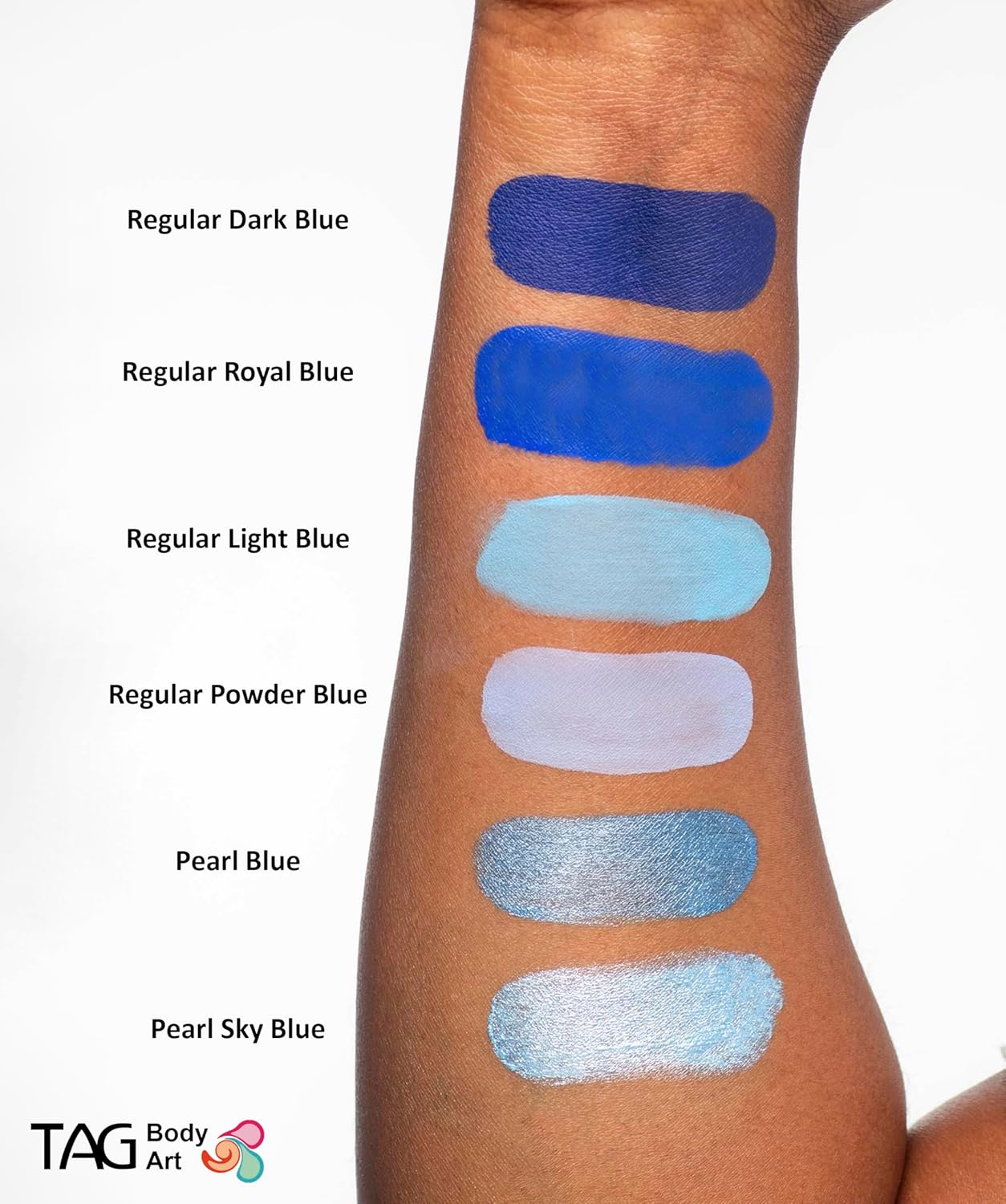 TAG Face and Body Paint - Regular Royal Blue 32gm - Image 6