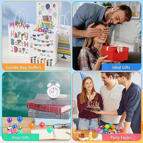 Miniatura 7 de Paquete de 54 bolas antiestrés, juguetes esponjosos, bolas estrujables para apretar, juguetes para ansiedad a granel para niños y adultos, bolas