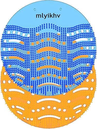 Desodorizador para urinarios, paquete de 50 desodorantes para orinarios, pantalla de orina perfumada, pantalla de orina antisalpicaduras para