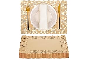 Kraft Paper Placemats: 600 Count of Disposable, Rectangular Placemats for Weddings, Parties,...