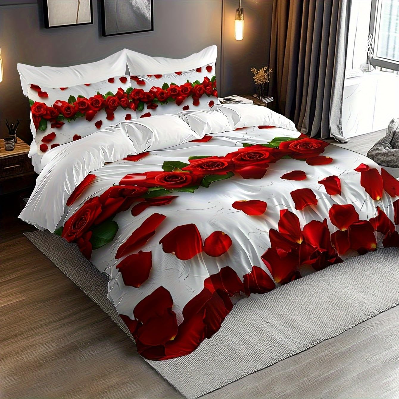 Housse de Couette Fleurs de Rose pour Sublimer la Décoration de Votre Chambre