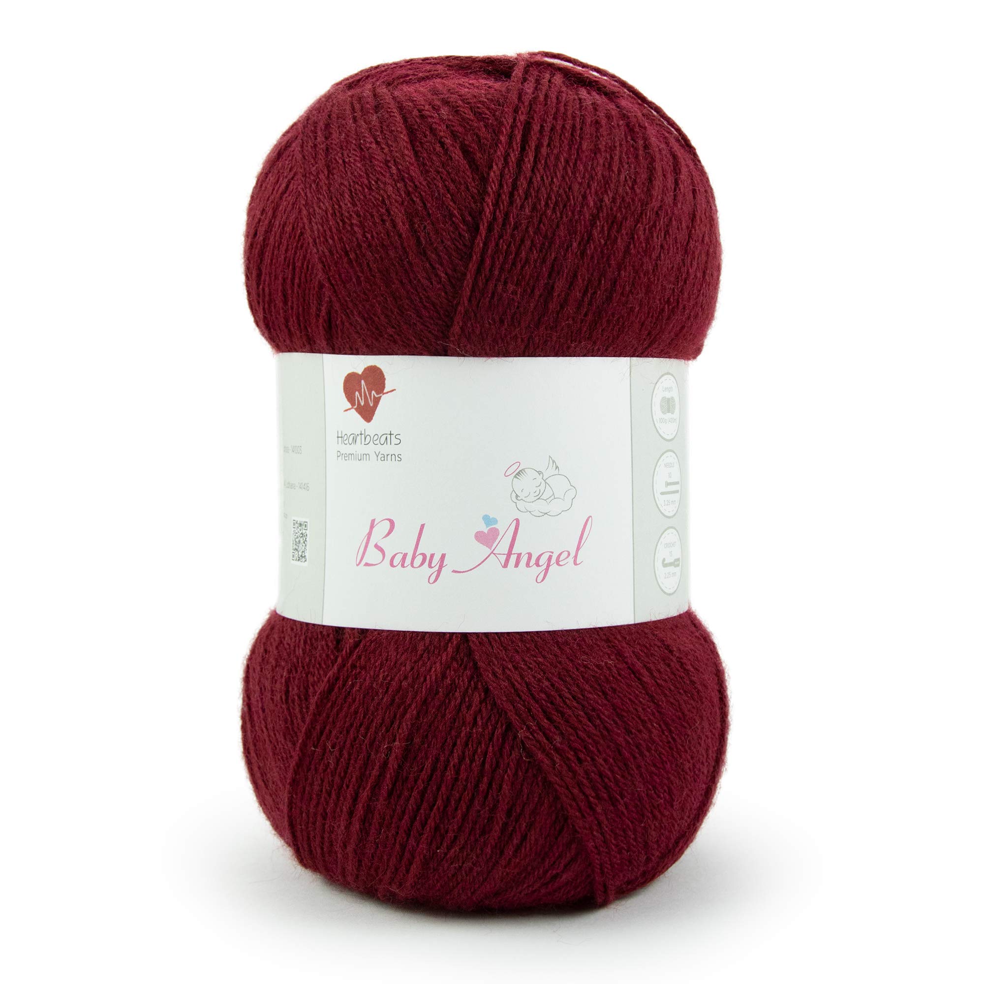 Baby Angel is an Ultra-Soft Nylon Acrylic Blended Baby Yarn. Oekotex Class 1 Certified. Pack of 2 Balls - 100gm Each. Shade no - BAL15 (B08VJ9GMJL) Amazon Price History, Amazon Price Tracker