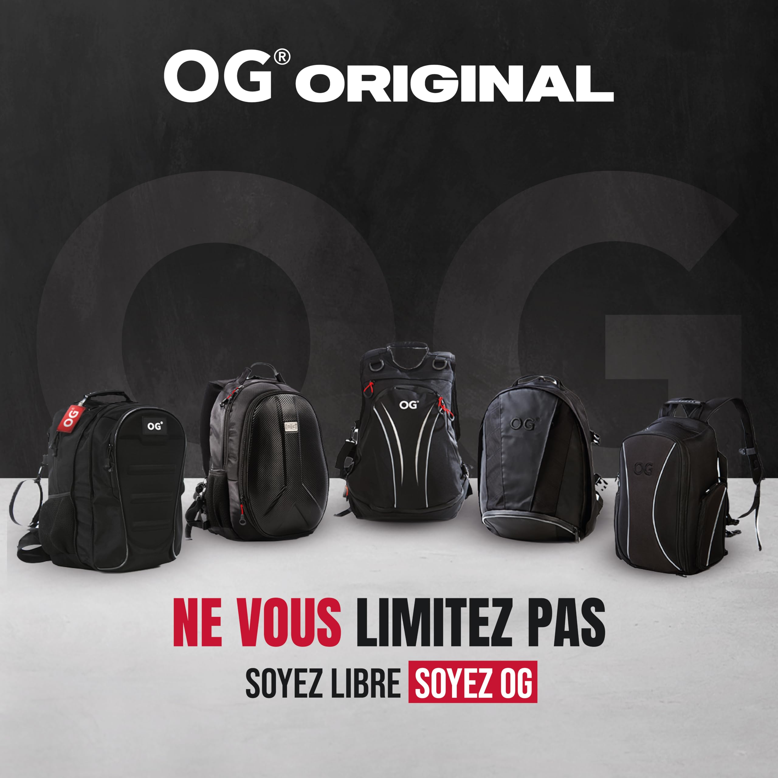 OG Original CityRunner Sac à Dos Moto, Étanche, Extensible 30-35L, Sac Porte-Casques Motard, Sangle Pour Casque, Grande Capacité, Portable, Réfléchissant, USB