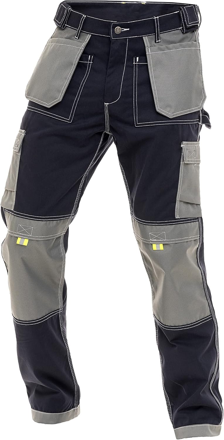 FASHIO FF Construction Pants for Men Cargo Tactical Work Pants with Knee Pad Pockets