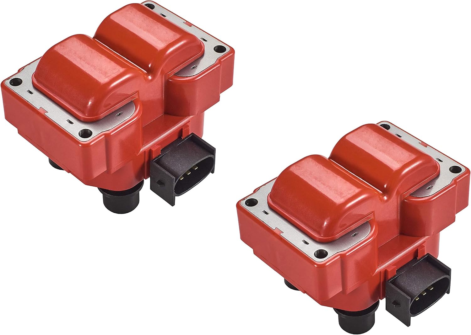ENA Set of 2 Direct Ignition Coil Pack Compatible with Ford Lincoln Mercury Crown Victoria F150 F250 Explorer Expedition Mustang Van L4 V8 4.6L 5.0L Replacement for FD487
