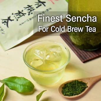 YAMASAN KYOTO UJI Sencha Green Tea Loose Leaf, JAS Certified Organic Japanese Tea from Uji, Kyoto, 80g Bag, Sencha Tea, Loose Leaf