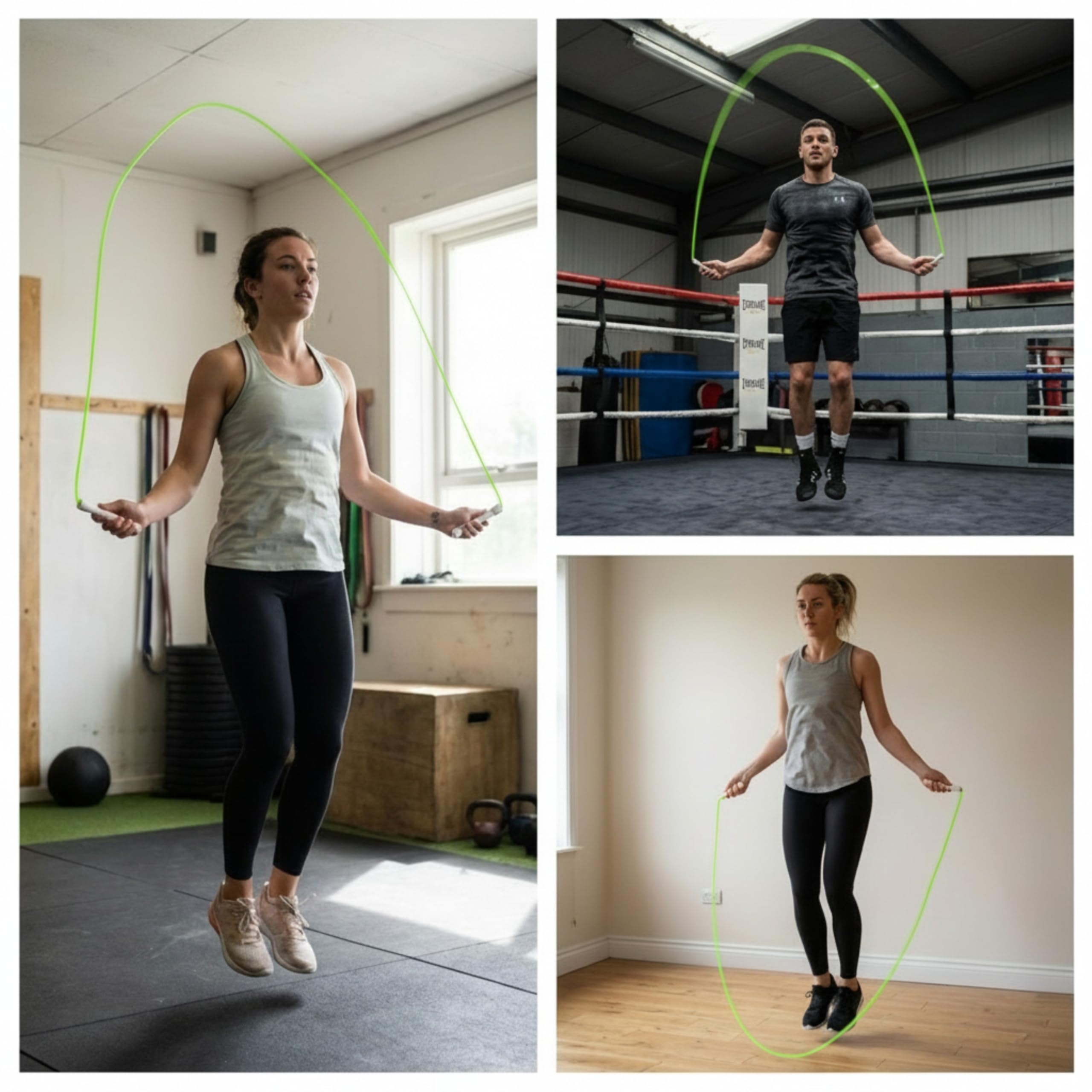 Elevate Rope Comba de Saltar Speed Rope 5mm - Cuerda Cardio sin Rodamientos
