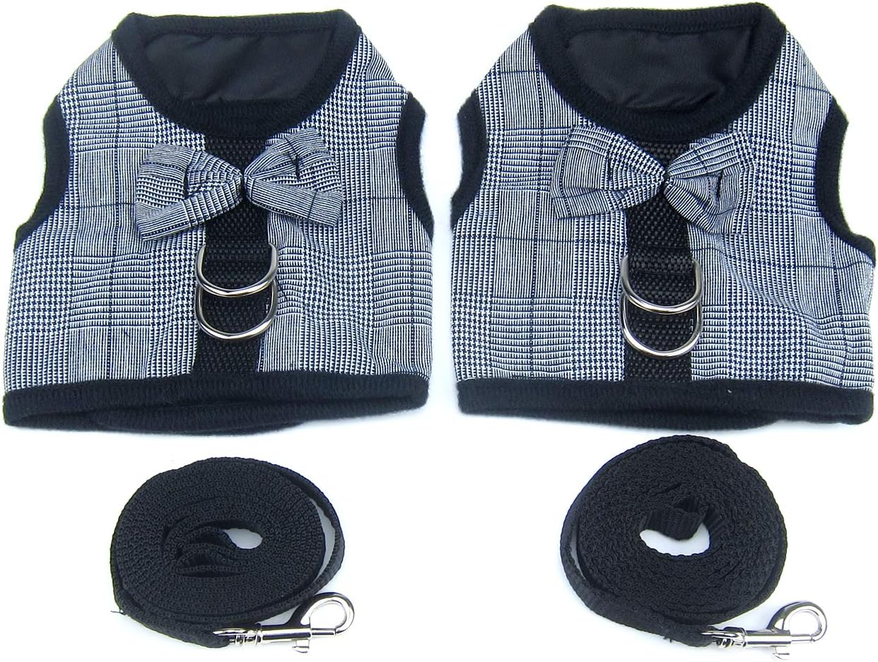 Alfie Pet - Naila 2-Piece Set Harness and Leash Set for Small Animals Like Guinea Pigs and Rabbits - Size: Large