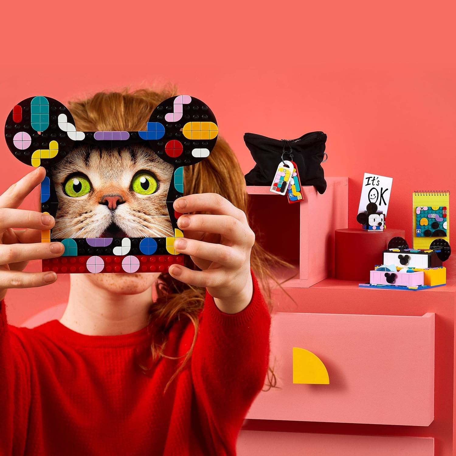 Lego® DOTS Disney Mickey Mouse & Minnie Mouse Back-to-School Project Box 41964 DIY Kit; for Creative Kids Aged 6+