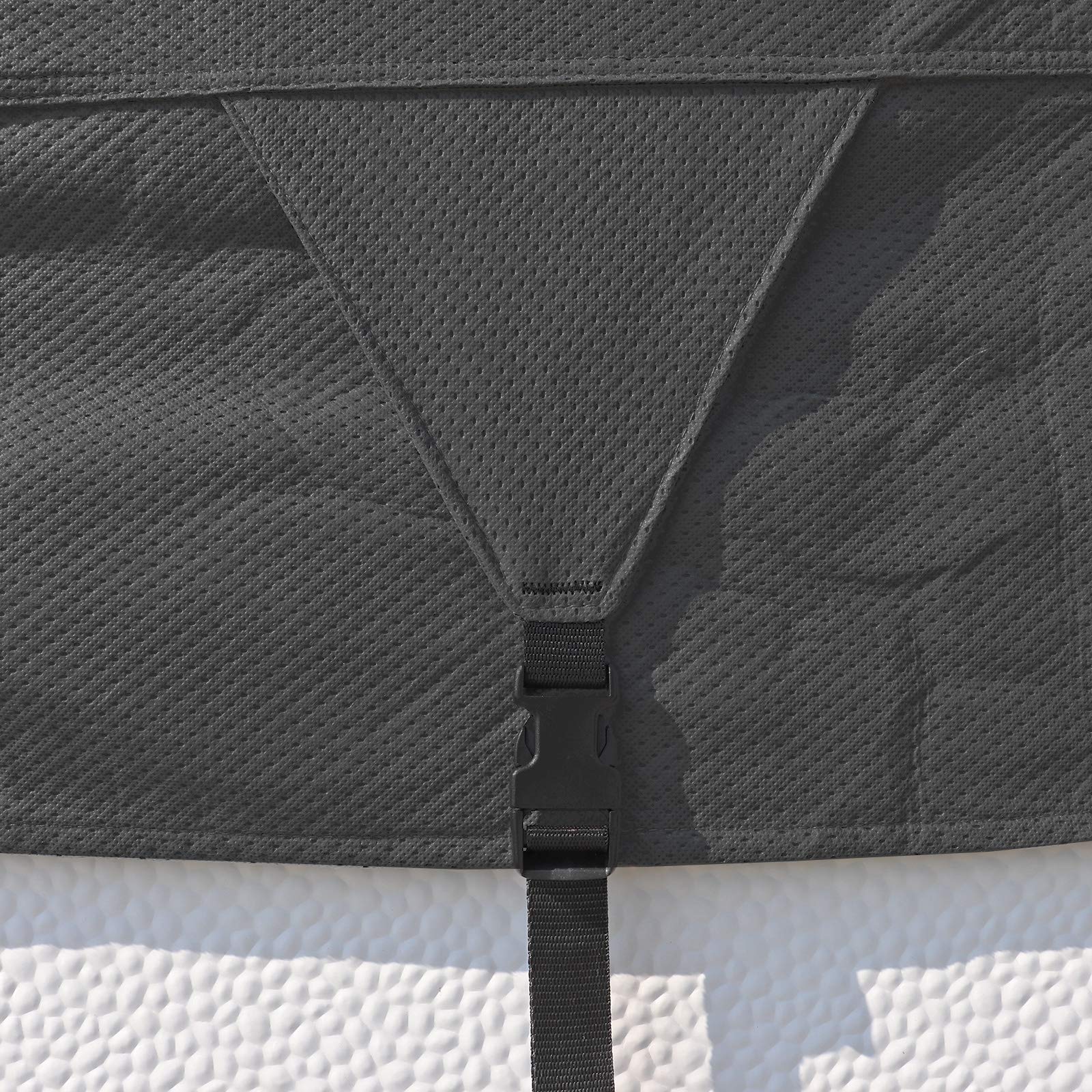Deiwo Bâche de Protection pour Caravane et Camping-Car - 4 Couches - Convient pour l'hiver - 160 g - 10 x 3 m