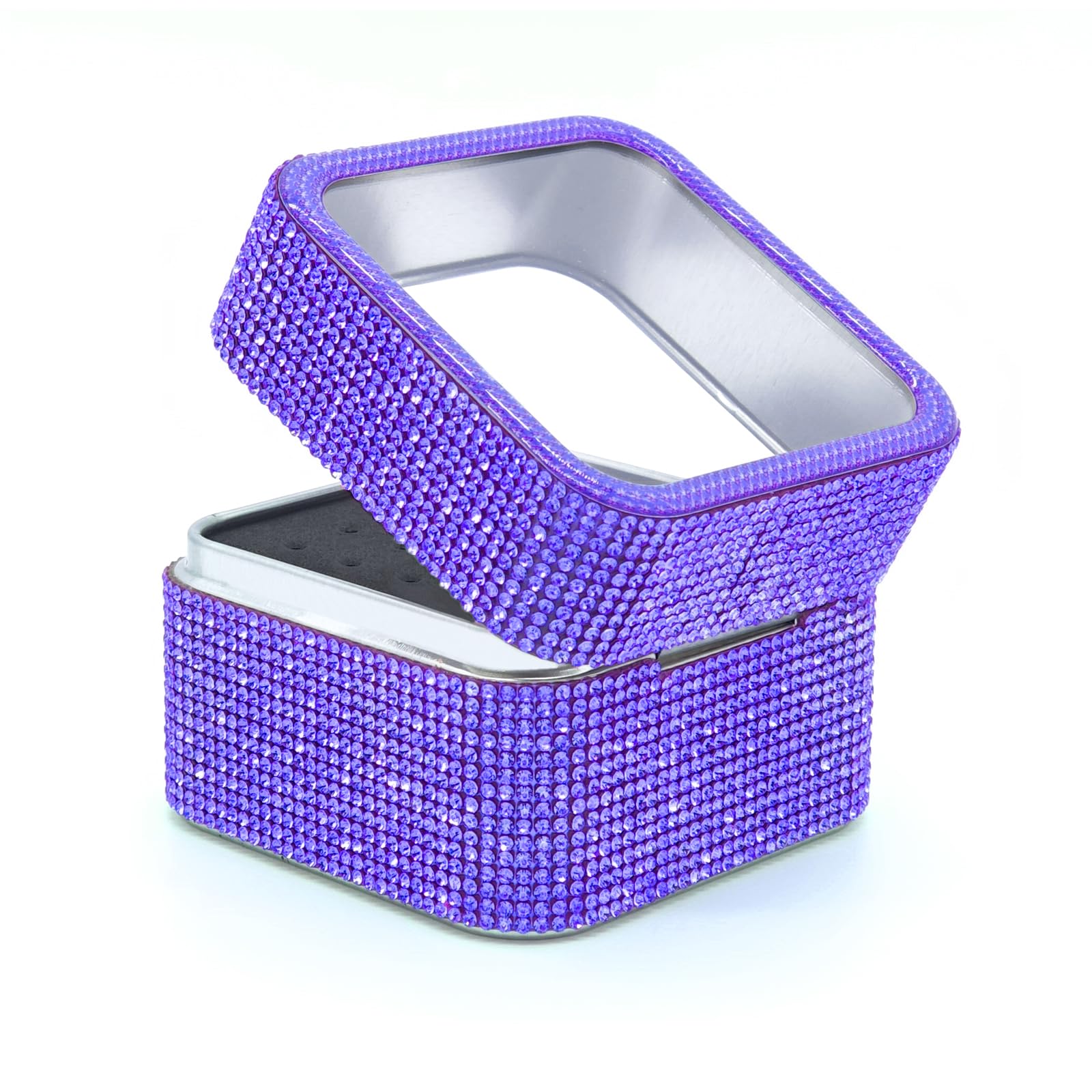 Ankey Nail Drill Bits Holder Case- 25 Holes Dustproof Rhinestone Nail Bits Box Efile Displayer Organizer Container for Manicure Tools - Image 3