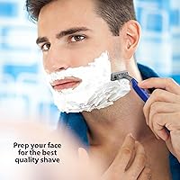 Vista 8 de Yaxa Basics Maquinillas de afeitar desechables giratorias de doble hoja con agarre de goma para un gran agarre cuando están mojadas, aptas